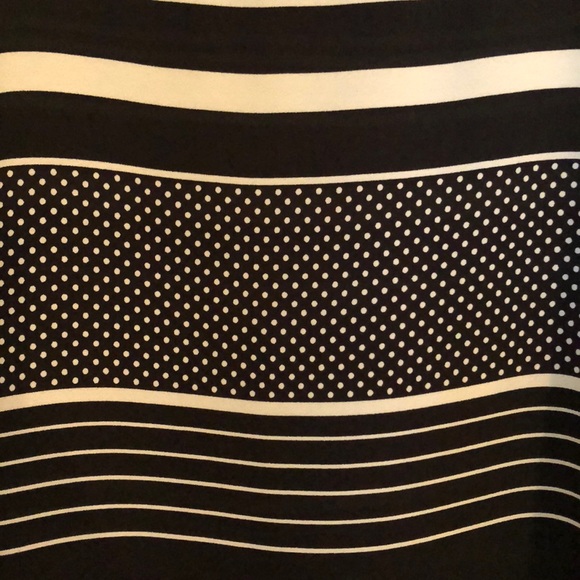 White & Black Ann Taylor Blouse - Picture 3 of 8